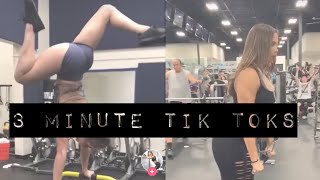 Tik Tok gym compilation | 3 minutes of sample workouts and results