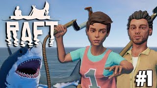 🌊 THE RAFT IS GONE! | Raft Survival Game Multiplayer (Early Access) | Part 1 screenshot 3