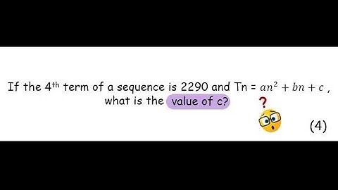 Grade 12 Quadratic Sequence - KZN September 2021_Question 2_Mathematics Paper 1