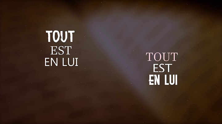 le Dieu  Puissant c'est Jésus , Tout est en Lui