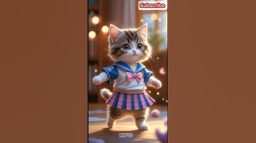 Cute cat dance apt rose bruno mars #cat #dance #tranding #apt