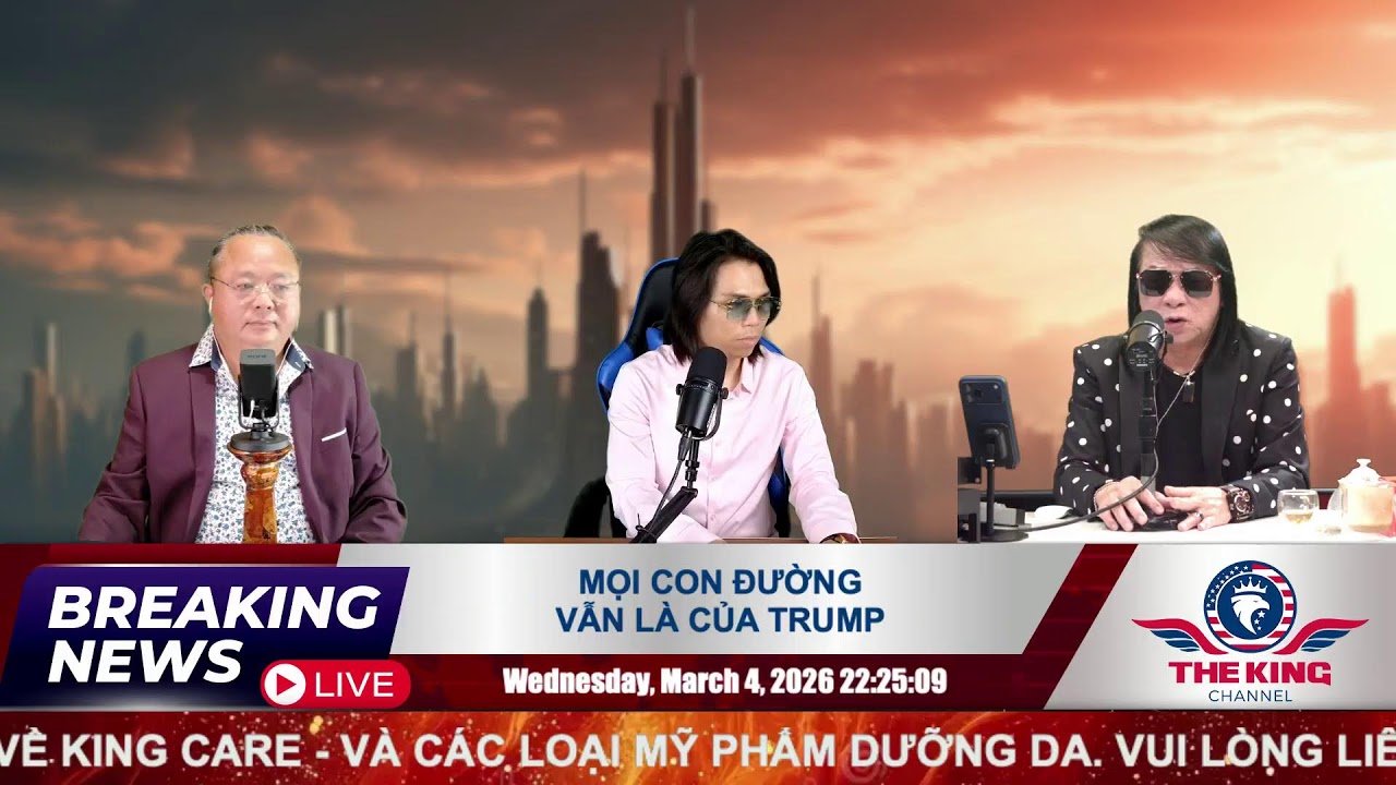 LIVE - TIN TỨC HOA KỲ BUỔI TỐI - 03/04/2026 - The KING Channel