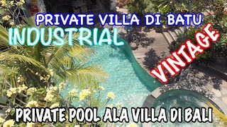 Review Villa Vintage Di Batu Malang, Dengan Private Pool Ala Villa Di Bali
