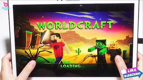 WorldCraft : 3D Build & Craft Android (Mobil) Gameplay (HANDYCAM) Video