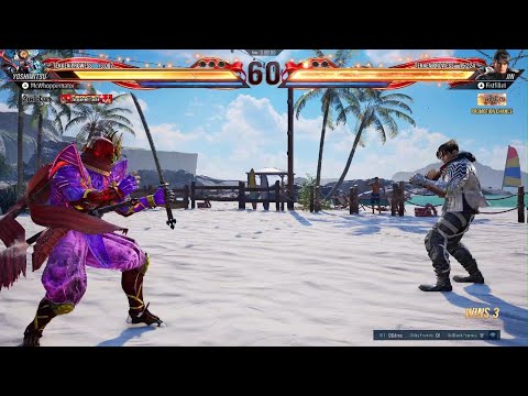 Yoshimitsu vs Jin TEKKEN 8 ranked