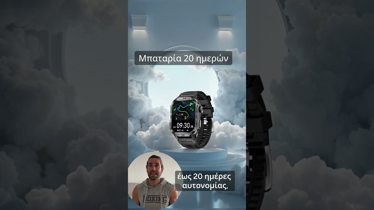 Βίντεο προϊόντος: Smartwatch Microwear GTH3 - Black (2)