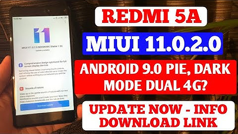 Redmi 5a Miui 11.0.2.0 new update | 10 new features, Dark mode?, Redmi 5a Miui 11 update