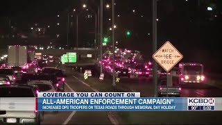 DPS increasing statewide patrols ahead of Memorial Day Holiday