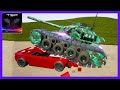 REAL TANK Build w/ working tracks CRUSHING Cars | Brick Rigs