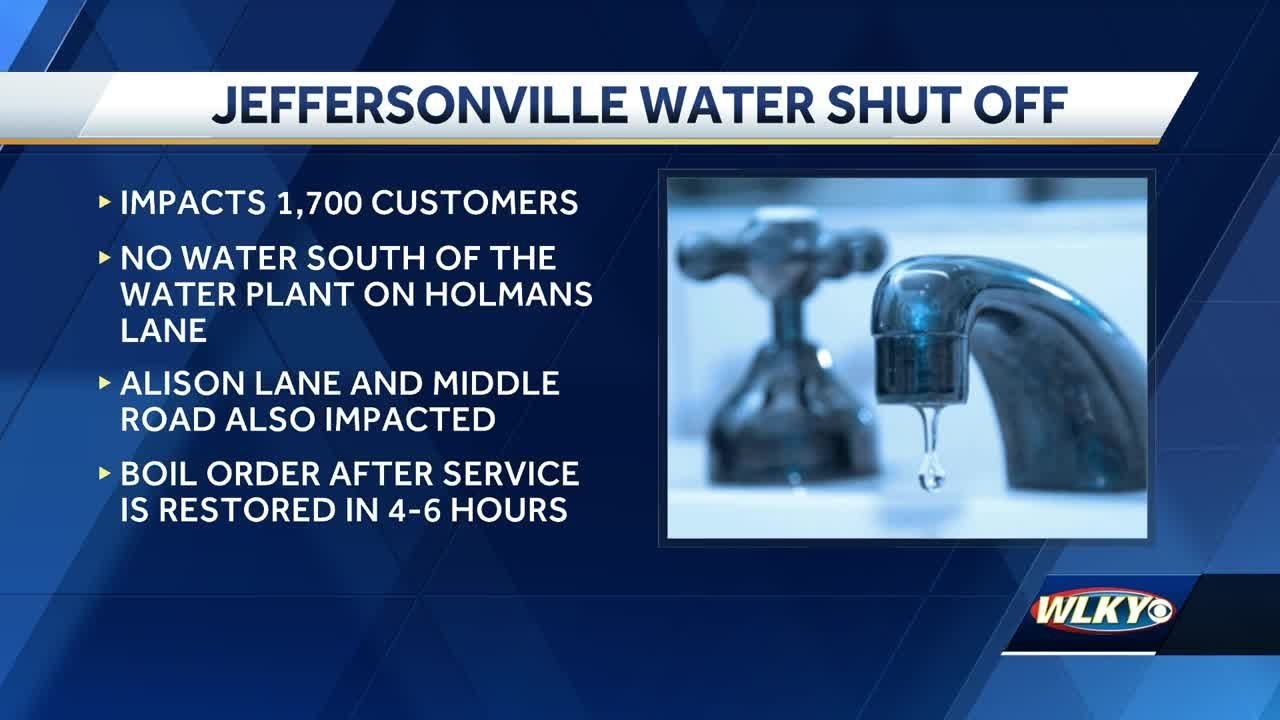 Water shut off in Jeffersonville YouTube