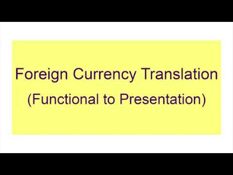 translation into presentation currency