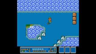 SMB3 for Super Mario All-Stars Custom Level #550 - Realistic Frozen Plains