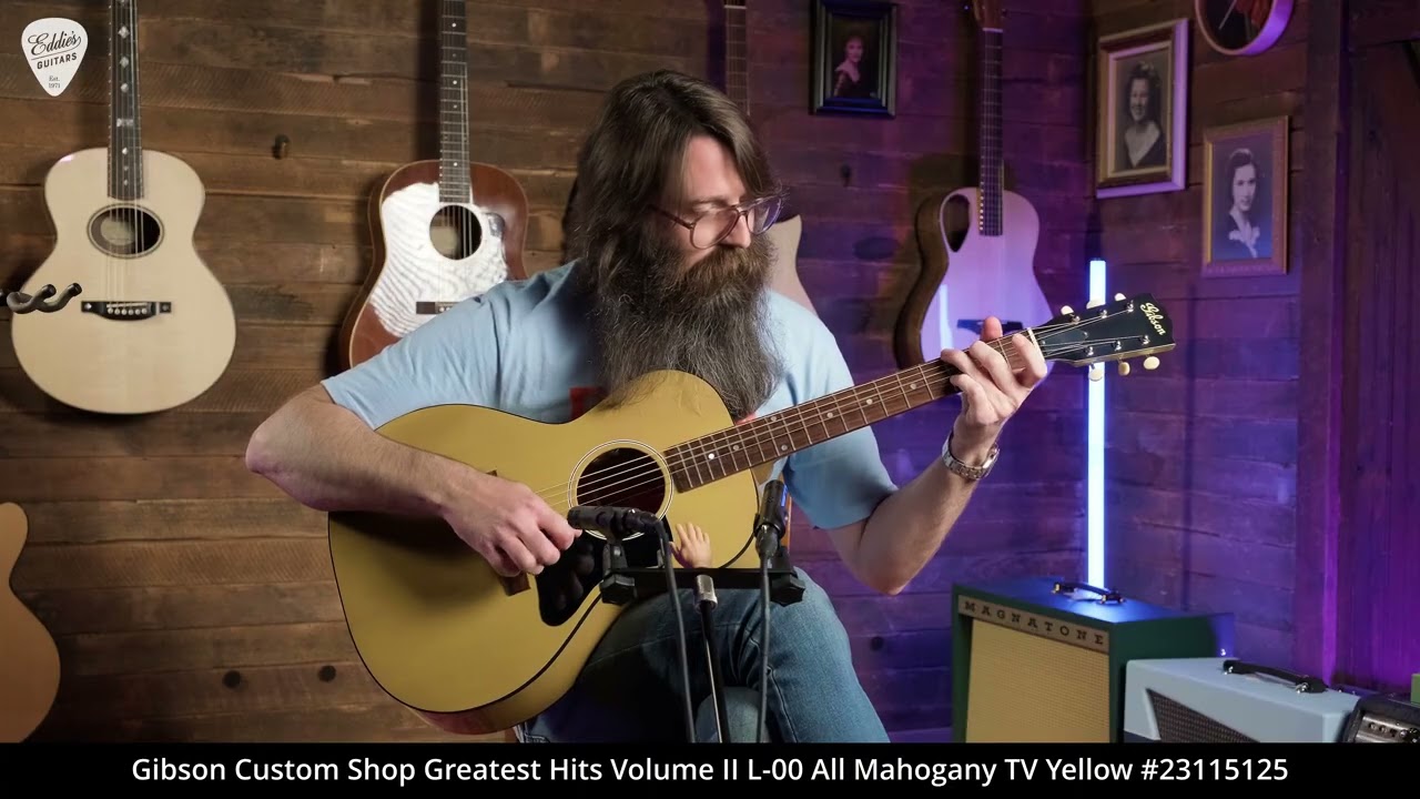 Gibson Custom Shop Greatest Hits Volume II L-00 All Mahogany TV