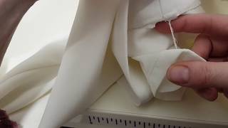 Chain stitch for loose linings.