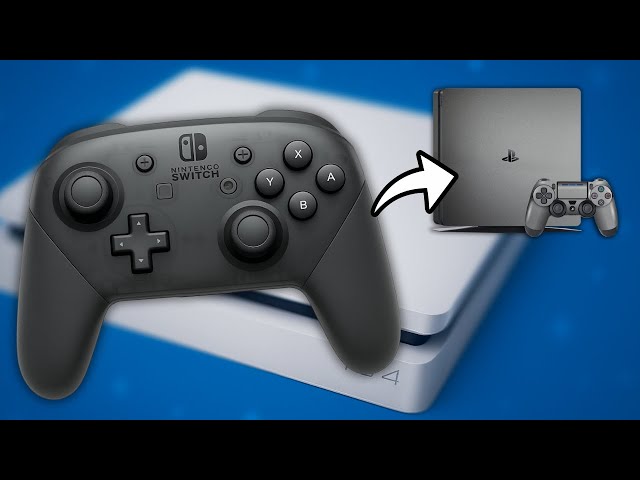 ✓How to CONNECT the NINTENDO SWITCH PRO CONTROLLER to PS4 in 1