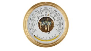 Aneroid  Barometer | Instrument for measuring atmospheric pressure.