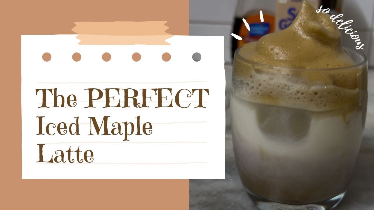  Iced Mapple Latte at Home