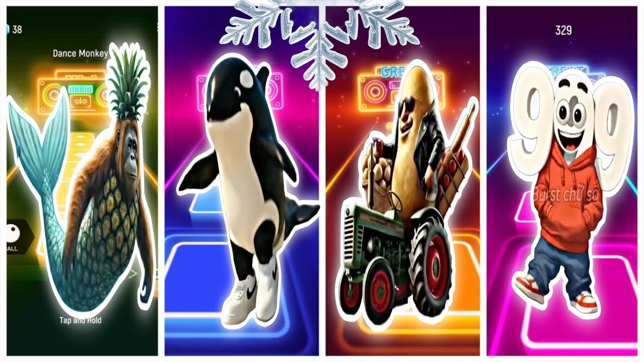 Tiles hop dansing. Italian brainrot dansing to the tiles hop. Who is better? 