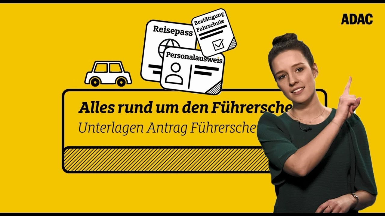 Fuhrerschein Beantragen Diese Unterlagen Braucht Ihr Adac Youtube