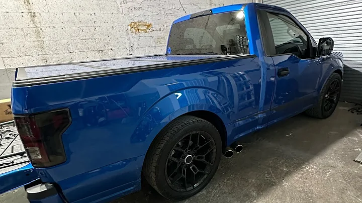 VAS FAB 2015-2020 Rear Shock relocation Kit and side exit exhaust on Roush AWD F150