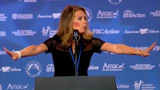 VVS 2017: Michele Bachmann
The 2017 Values Voter Summit brought many excellent opinions to thousands of activists in Washington, DC representing 48 states. Former Congresswoman Michele Bachman did just that.
Check out Valuesvotersummit.org to see the full speaker line up, and other events which happened at VVS 2017. The Family Research Council hopes you will join us next year!
Follow us on social media:
Facebook.com/FRCAction/
@FRCAction on Twitter/Instagram VVS 2017: Michele Bachmann