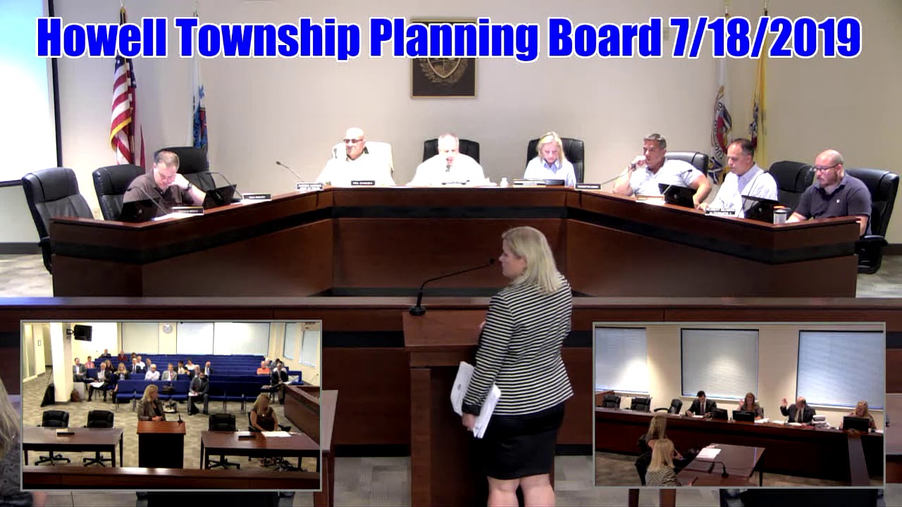 Howell Township Planning Board Meeting 7/18/2019 YouTube