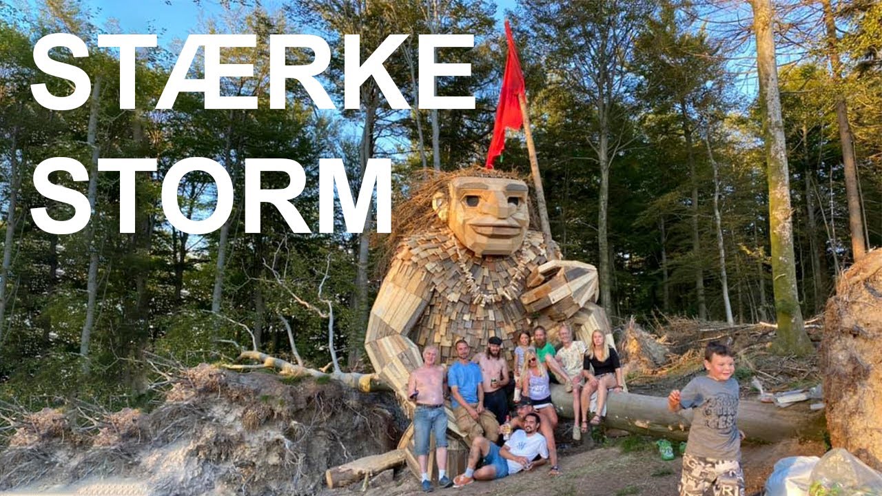 Stærke Storm in Silkeborg