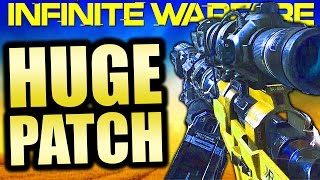 SNIPERS NERFED in INFINITE WARFARE "LAUNCH DAY PATCH NOTES" Multiplayer Update | Chaos