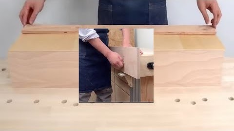 Adjustable Router-Sled Using a Workbench