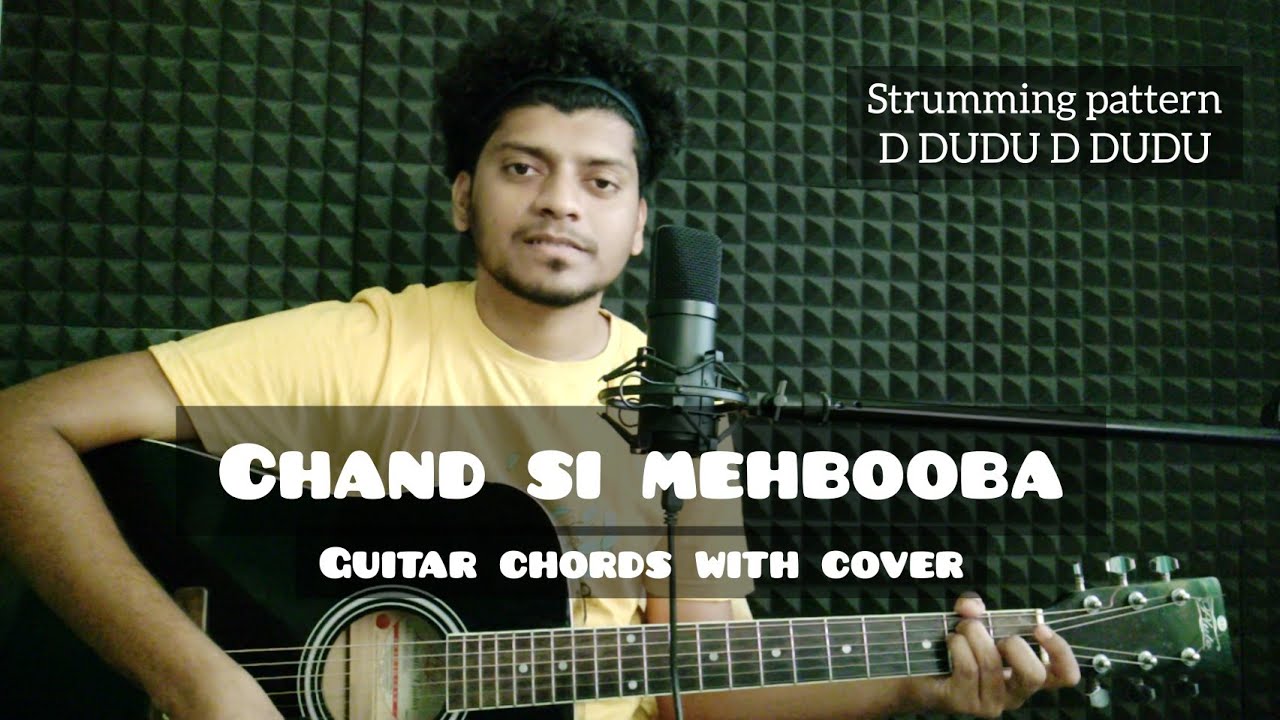 Chand Si Mehbooba Guitar chords with cover | Mukesh, Kalyanji Anandji | Guitar cover | Swabeez Music