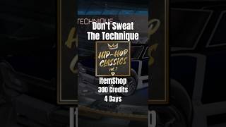 Don’t Sweat The Technique Player Anthem! #rocketleague #playeranthem #rl #itemshop