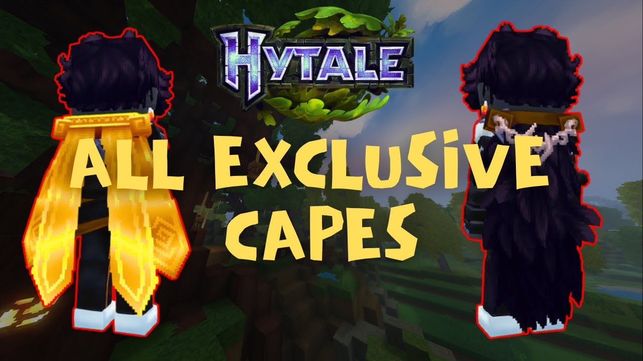 HYTALE: All Cursebreaker & Supporter Capes Showcase (Neck vs No Neck)