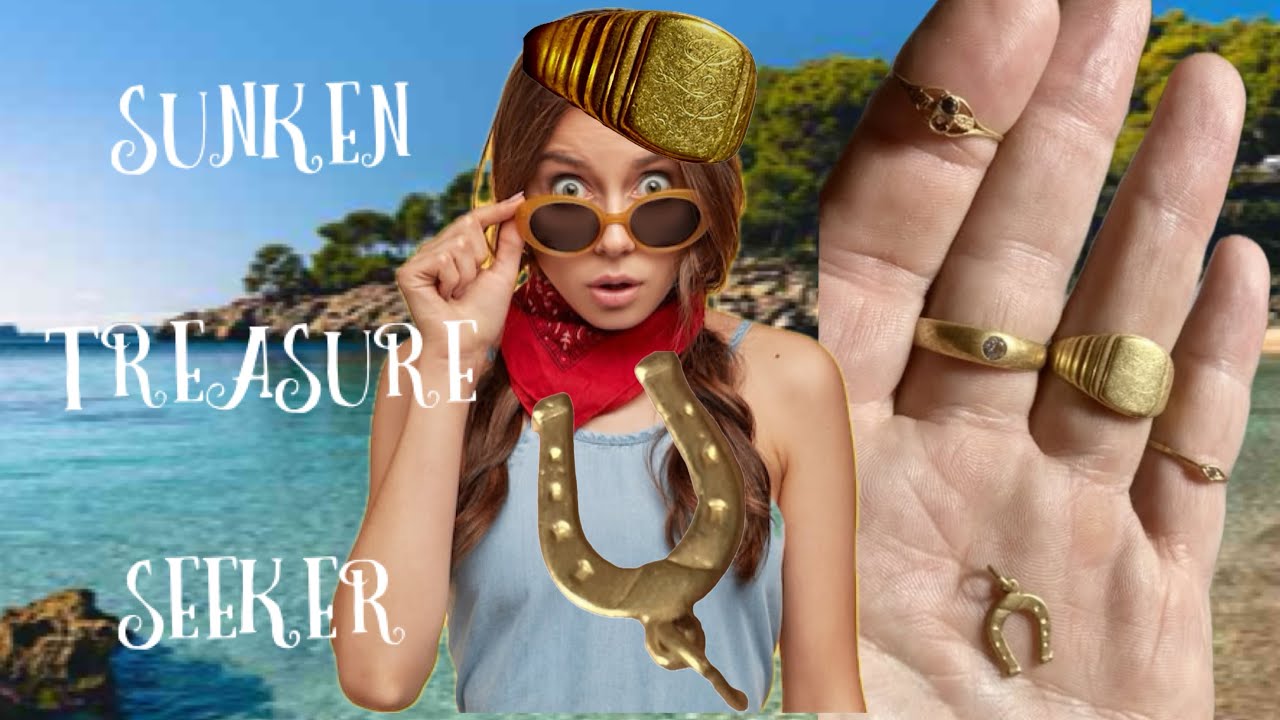 Underwater diving gold metal detecting! Surprise 😮 !! 🤑 Gold in half meter of water!