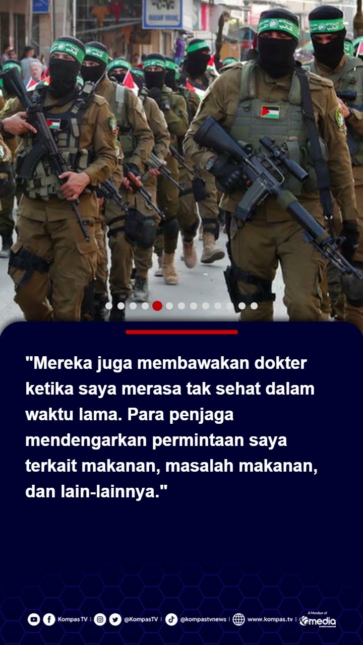 Kebutuhannya Terpenuhi Selama Disandera, Tahanan Israel-Amerika Berterima Kasih pada Hamas #hamas