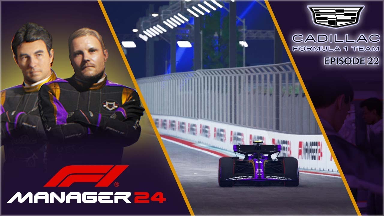 TRAFFIC NIGHTMARE! (F1 Manager 2024 - Cadillac Road to Glory - Las Vegas GP)