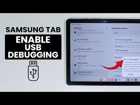 How to Enable USB Debugging on Samsung Tab - USB Debugging Settings