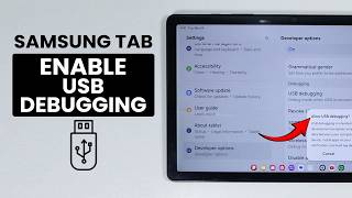 كيفية تفعيل تصحيح أخطاء USB على جهاز سامسونج اللوحي - إعدادات تصحيح أخطاء USB screenshot 5