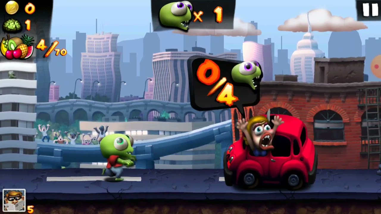 jugando a trunami zombie