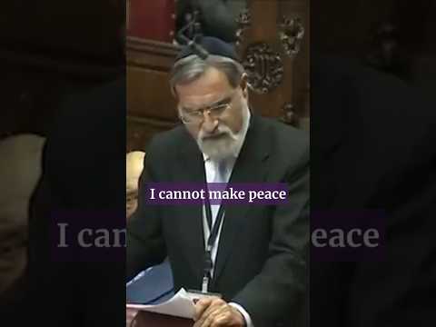 Rabbi Jonathan Sacks gave this speech about Hamas in 2011! #israel