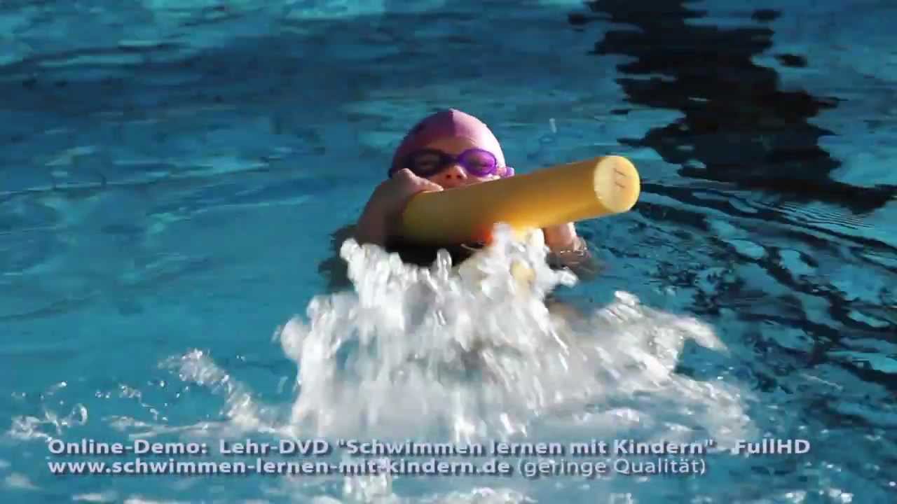 Schwimmen lernen mit Kindern (Demo: Lehr-DVD) - YouTube