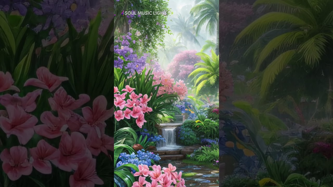 Peaceful Piano and Rain Nature Sounds Ambience 