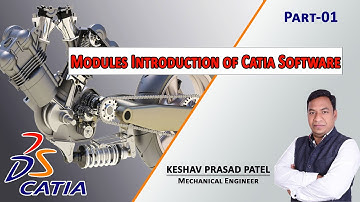 Modules  Introduction of Catia Software | Catia Hindi Tutorial Part-01 | By-Keshav Prasad Patel