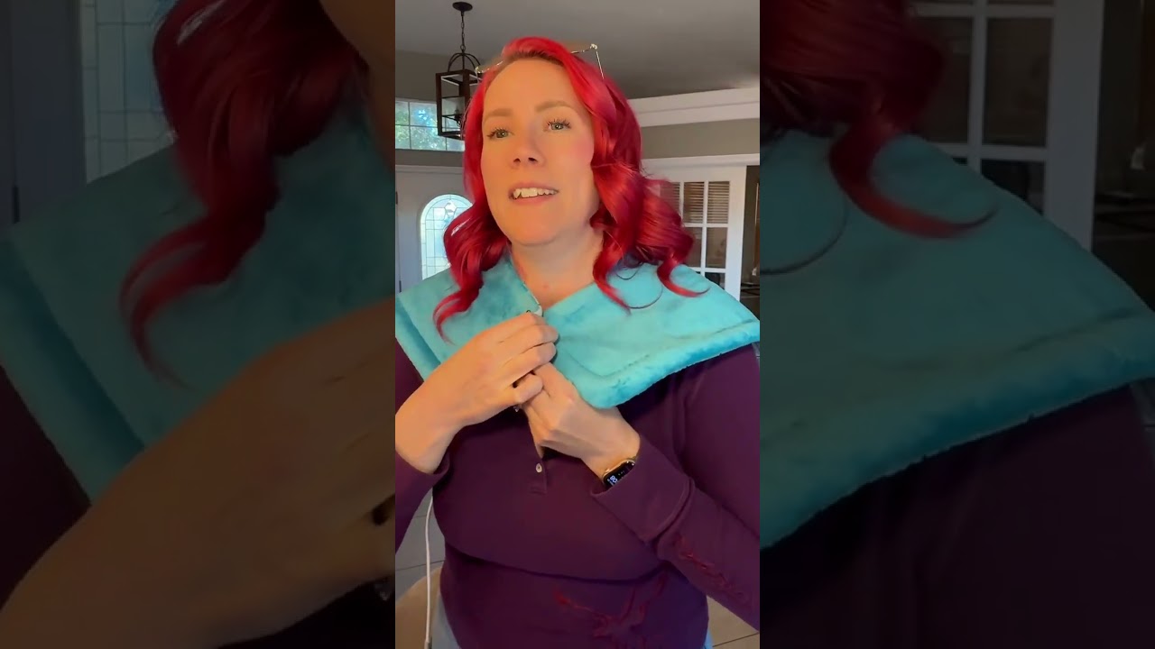 Neck heating pad melts away the stress and tension