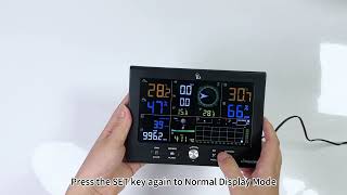 FT037B Professional Weather Station Operation Video（Europe）
