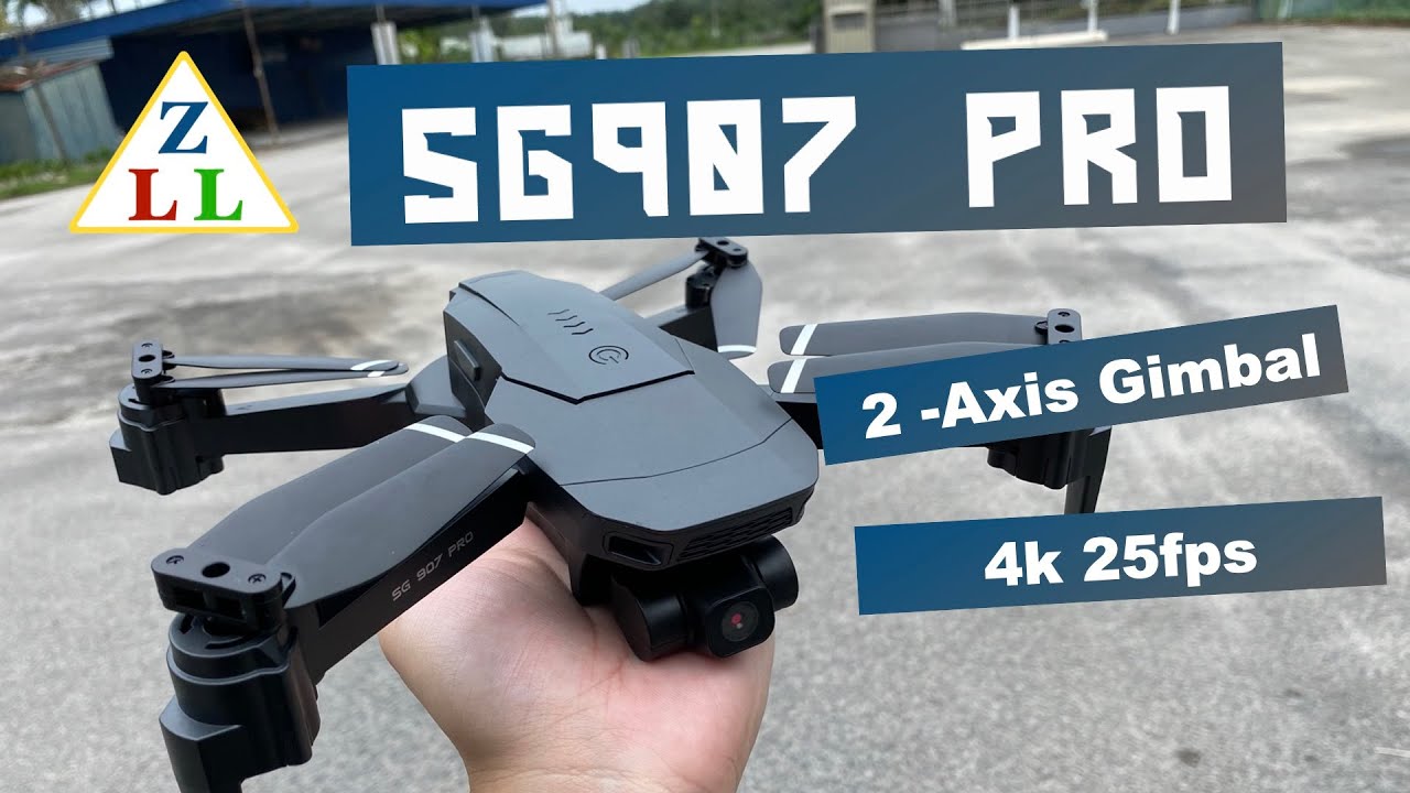 NEW ZLRC SG907 PRO DRONE WITH AXIS GIMBAL 4K CAMERA - YouTube