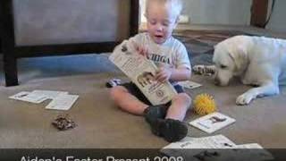 Aiden's Easter Present 2008