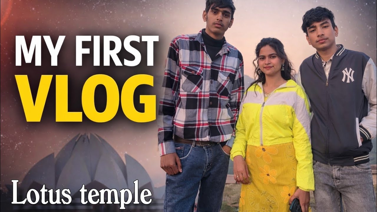 Aaj lotus temple jaakar bahut maza a gaya💖🌸| @PradeepZxVlog