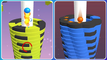 Stack Ball : Most Satisfying ASMR GAME Level 70