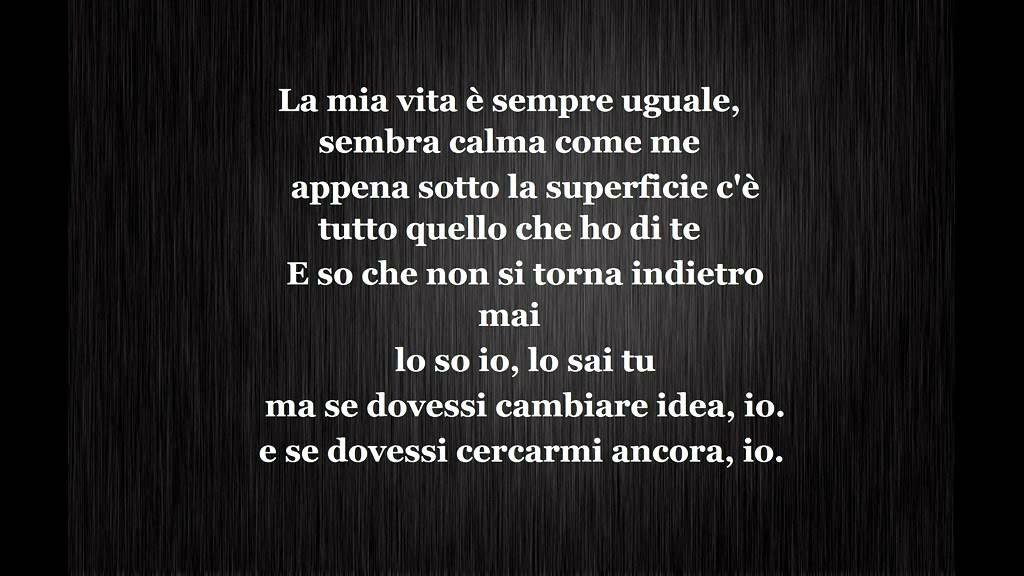 Cose Che Non Ho Testo Cose Che Non Ho Testo