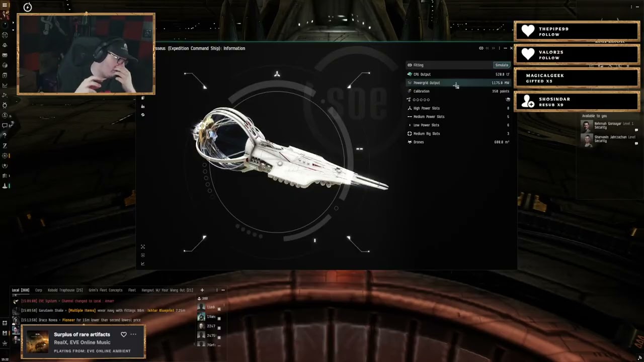 Odysseus Overview From An SOE Nerd - EVE Online Catalyst Expansion - Stream Highlight